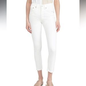 Levi’s Women’s Premium 501 S Skinny Jeans with raw edges